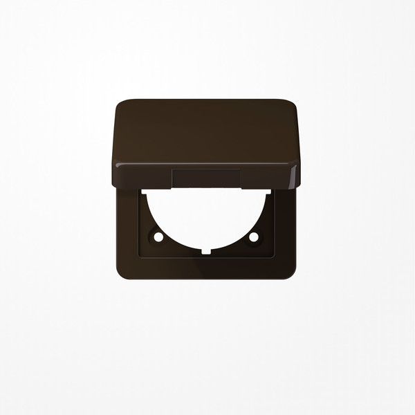 Jung CD590BFKLBR Klappdeckel mit Rückstellfeder, Klappdeckel, Thermoplast, Serie CD, braun