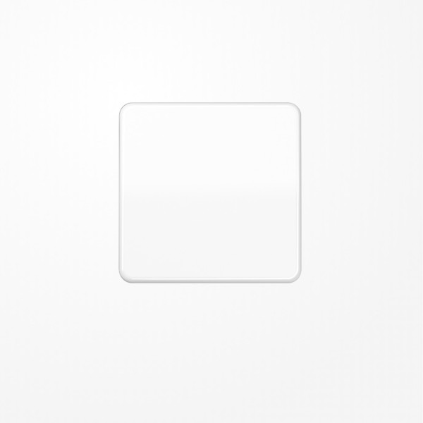 Jung CD590BFWW Wippe, Thermoplast, Serie CD, alpinweiß