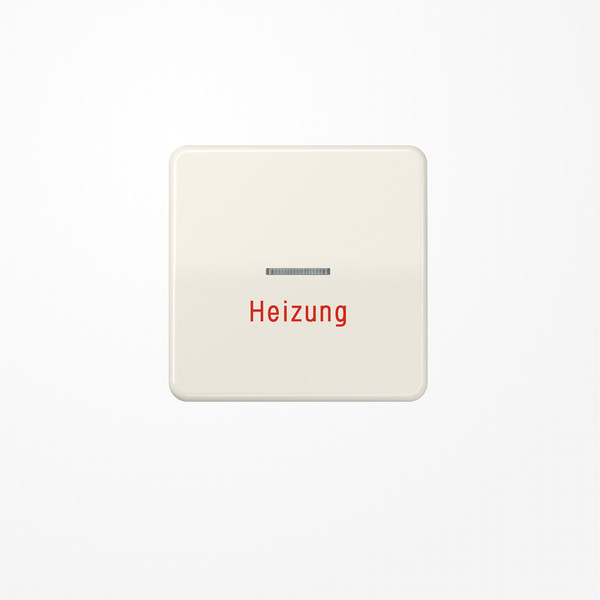 Jung CD590H Wippe mit Lichtleiter, Aufschrift Heizung, Duroplast, Serie CD, weiß