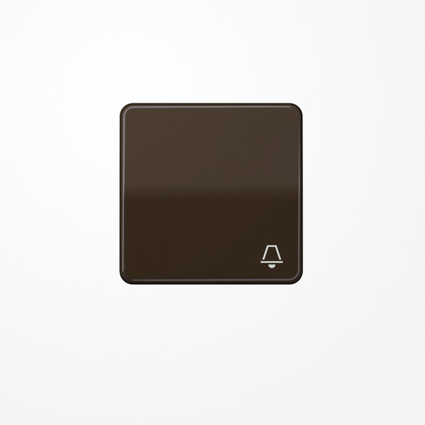 Jung CD590KBR Wippe, Symbol Klingel, Duroplast, Serie CD, braun