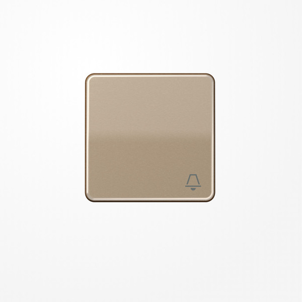 Jung CD590KGB Wippe, Symbol Klingel, Aluminium eloxiert, Serie CD, gold-bronze