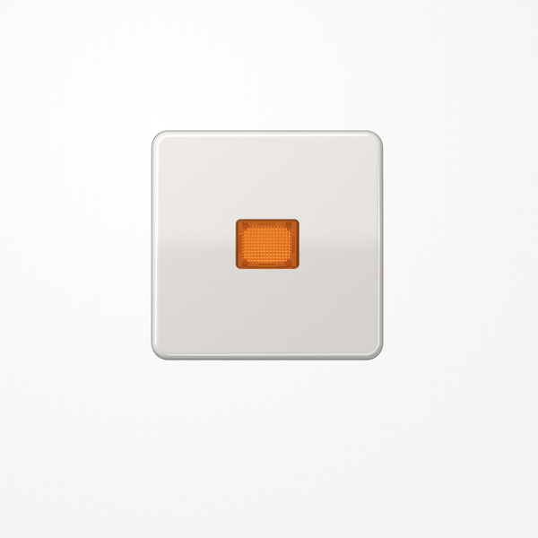 Jung CD590KOBFLG Wippe mit Lichtaustrittsfenster, Thermoplast, Serie CD, lichtgrau