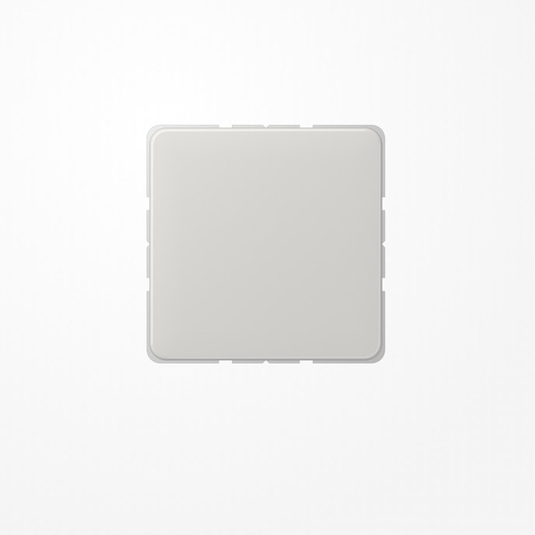 Jung CD594-0LG Blind-Abdeckung (gerastet), Thermoplast, Serie CD, lichtgrau