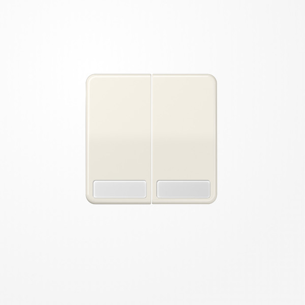 Jung CD595NA Wippe, mit Schriftfeld, Duroplast, Serie CD, weiß