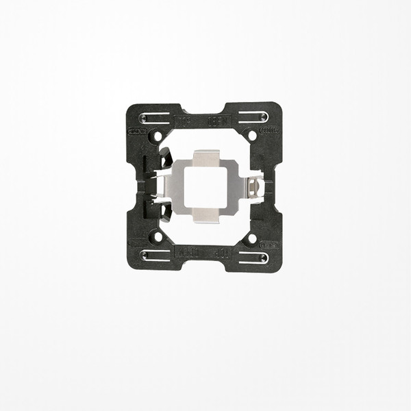 Jung CD90MHP Halteplatte 1fach für Metallausführungen, Serie CD/LS, schwarz