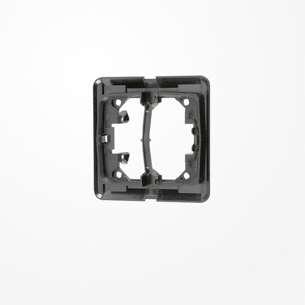 Jung CD95HP Halteplatte 2fach, Serie CD/LS, schwarz