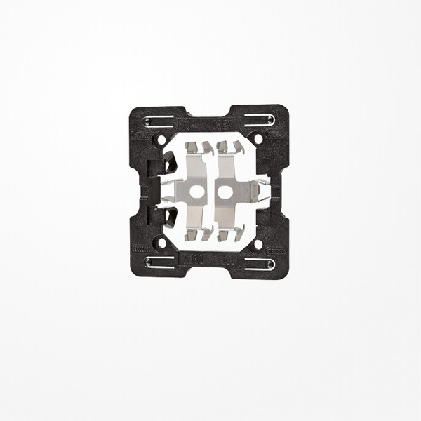 Jung CD95MHP Halteplatte 2fach für Metallausführungen, Serie CD/LS, schwarz