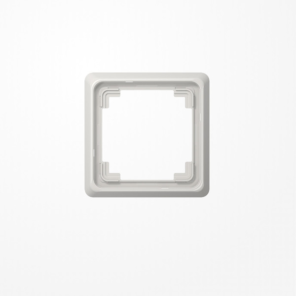 Jung CDP581LG Rahmen 1fach, senkrechte und waagerechte Montage, Duroplast, CD PLUS, lichtgrau