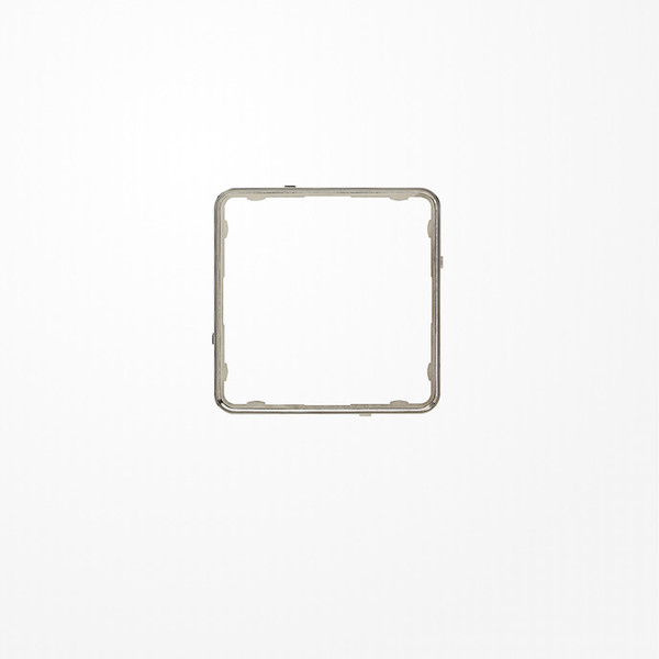 Jung CDP81ES Applikations-Rahmen, CD PLUS, edelstahl (galvanisiert)