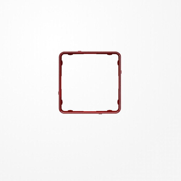 Jung CDP81RTM Applikations-Rahmen, CD PLUS, rot-metallic