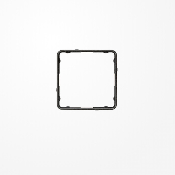 Jung CDP81SWM Applikations-Rahmen, CD PLUS, schwarz-metallic