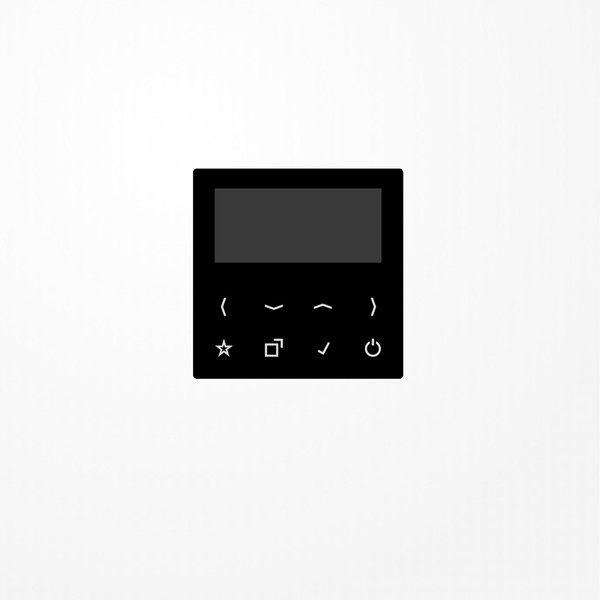 Jung DABA-DISPSW DAB Display für das Smart Radio DAB+, Serie AS/A, schwarz