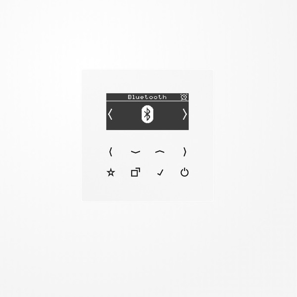 Jung DABLSBTWW Smart Radio DAB+ Bluetooth, Serie LS, alpinweiß