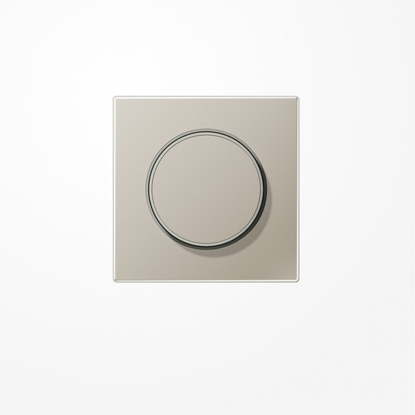 Jung ES1740 Abdeckung mit Drehknopf, Serie LS, Edelstahl