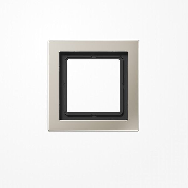 Jung ESD2981 Rahmen 1fach, senkrechte und waagerechte Montage, LS-DESIGN, Edelstahl