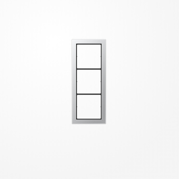 Jung FDAL2983 Rahmen, 3fach, FLAT DESIGN, Aluminium