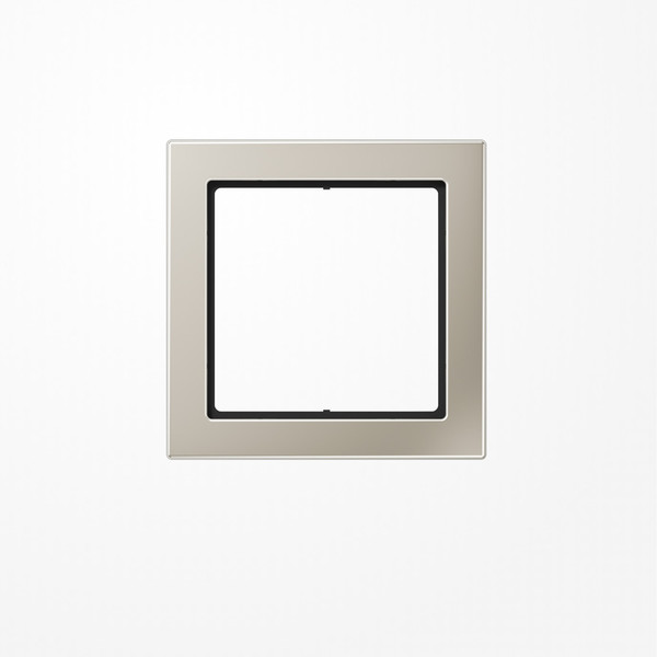 Jung FDES2981 Rahmen, 1fach, FLAT DESIGN, Edelstahl
