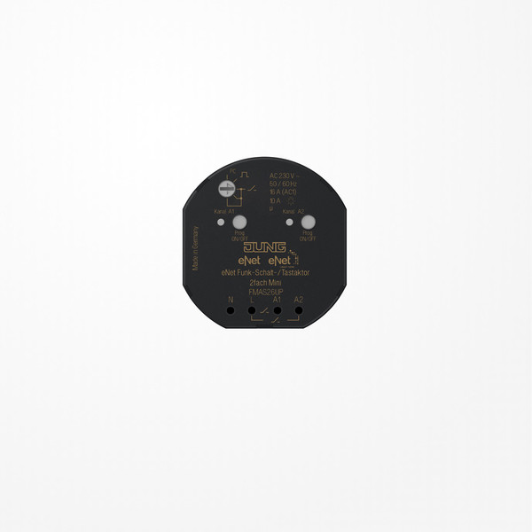 Jung FMAS26UP eNet Funk-Schalt-/Tastaktor 2fach Mini