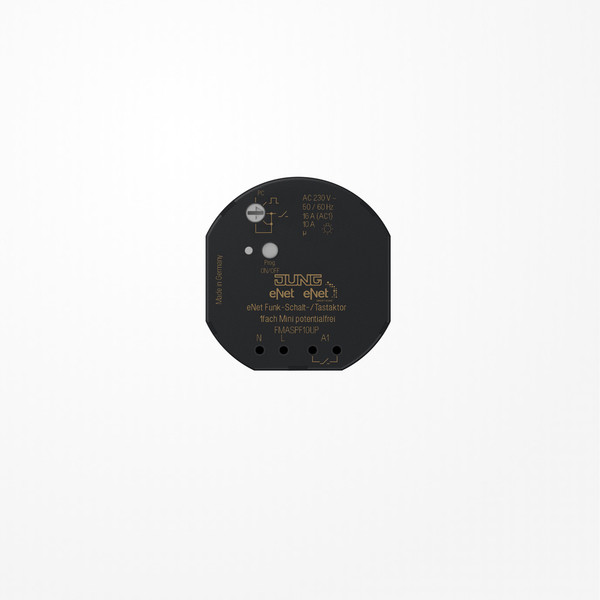 Jung FMASPF10UP eNet Funk-Schalt-/Tastaktor 1fach Mini potentialfrei