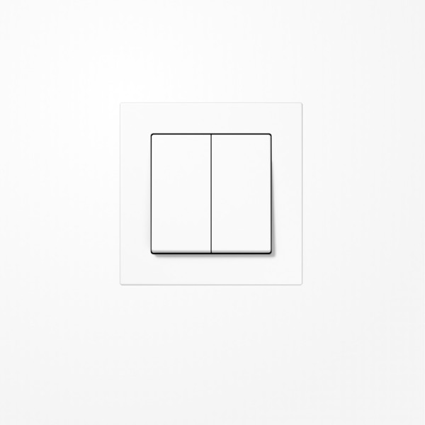 Jung FOHSA550595WW Friends of Hue Funk-Wandsender Set , 4-kanalig, Serie AS/A, alpinweiß