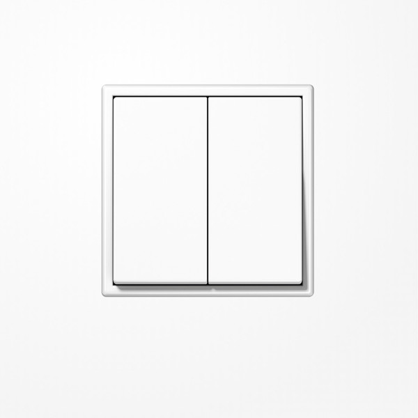 Jung FOHSLS995WW Friends of Hue Funk-Wandsender Set , 4-kanalig, Serie LS, alpinweiß