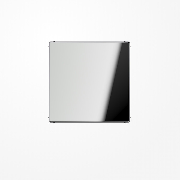 Jung GCR2994B Blind-Abdeckung (gerastet), Metall verchromt, Serie LS, glanzchrom