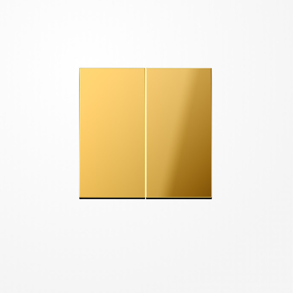 Jung GO2995 Wippe, Metall goldfarben PVD-beschichtet, Serie LS, goldfarben