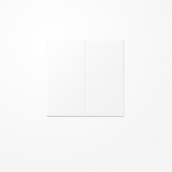 Jung LS102WWM Wippe für Taster 2fach, Duroplast lackiert, F10, Serie LS, schneeweiß matt