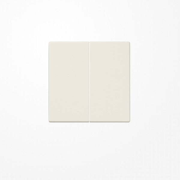 Jung LS1702 LB-Management Taster 2fach, Duroplast, Serie LS, weiß