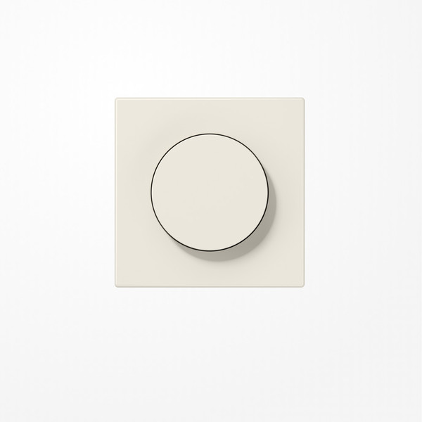 Jung LS1740 Abdeckung mit Drehknopf, Duroplast, Serie LS, weiß