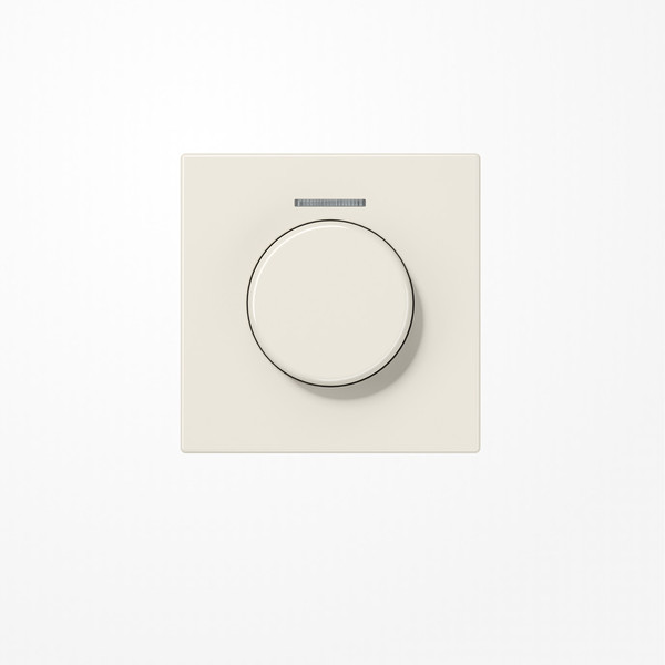 Jung LS1940KO5 Abdeckung mit Lichtleiter für KNX Drehsensor, Duroplast, Serie LS, weiß