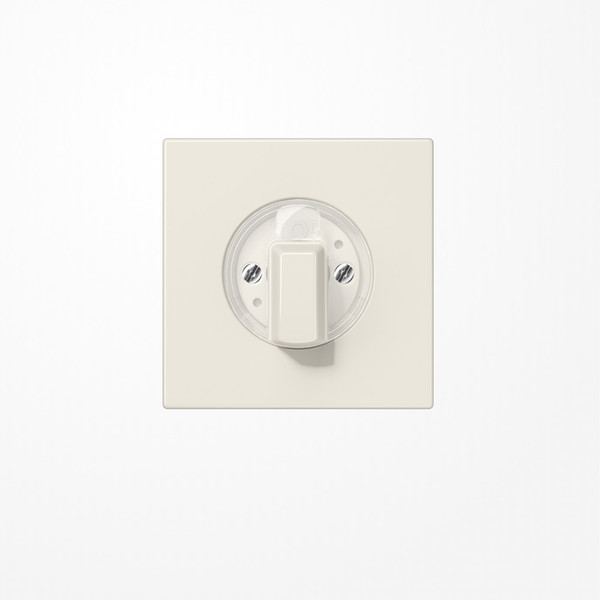 Jung LS1941 Abdeckung für Drehschalter, Duroplast, Serie LS, weiß