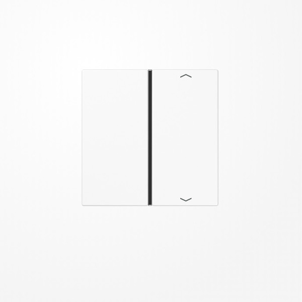 Jung LS401TSAPWW Taste 1fach, mit Pfeilsymbolen, F40, Serie LS, alpinweiß