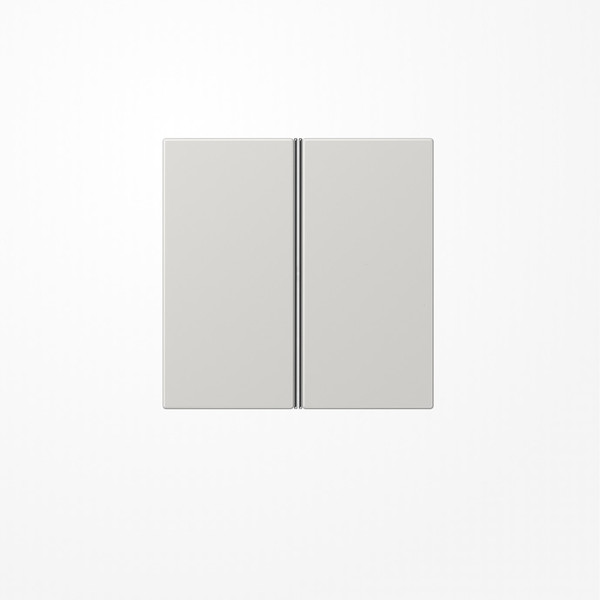 Jung LS402TSALG Tastensatz 2fach, F40, Serie LS, lichtgrau