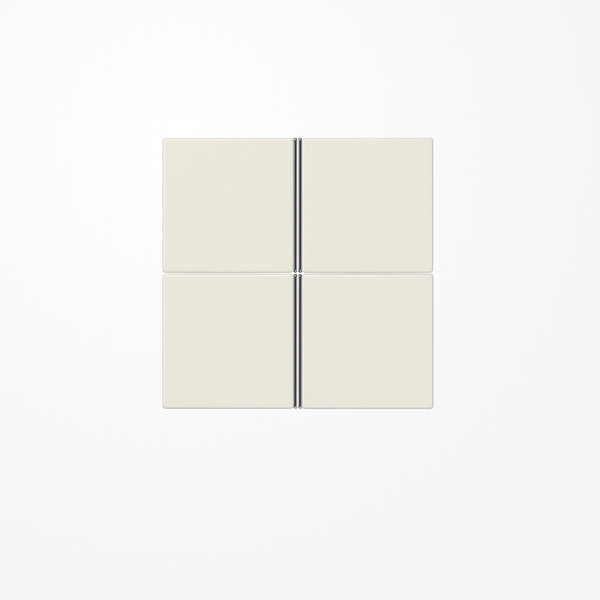 Jung LS404TSA Tastensatz 4fach, F40, Serie LS, weiß