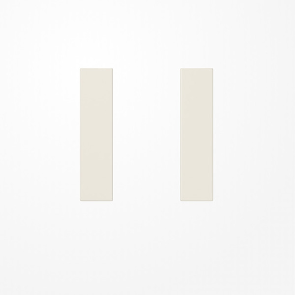 Jung LS501TSA Tastensatz 1fach, F50, Serie LS, weiß