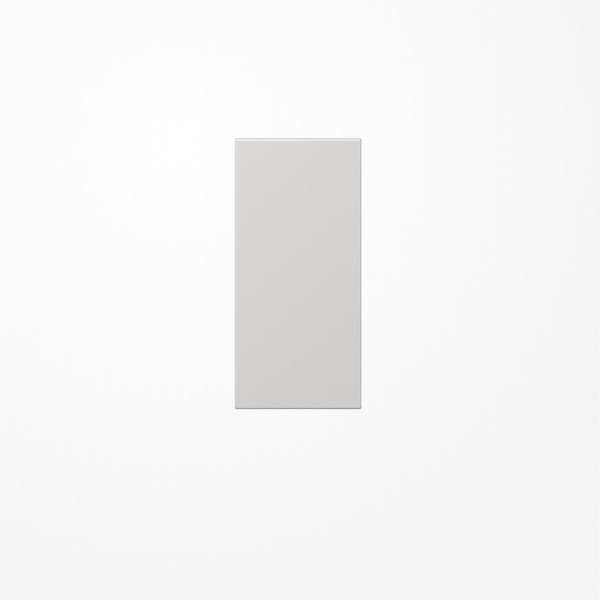 Jung LS50NALG Abdeckung in Tastenfarbe, F50, Thermoplast, Serie LS, lichtgrau