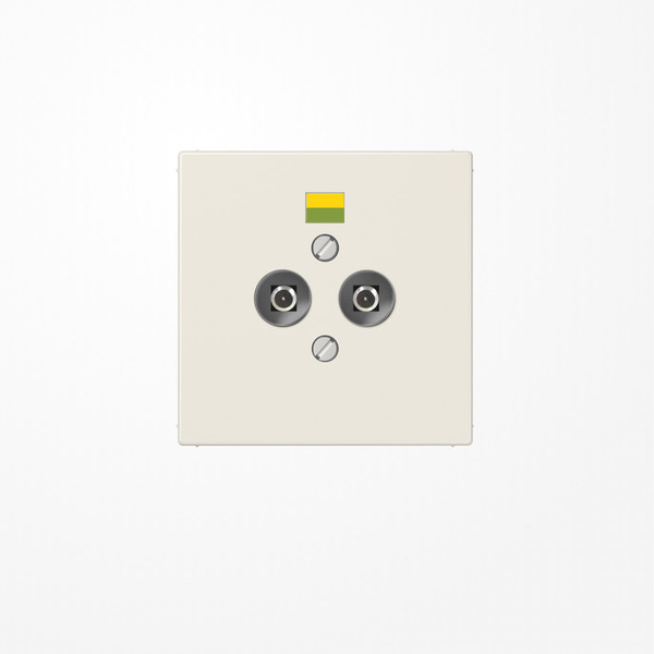 Jung LS965-2 Potentialausgleich-Steckdose, Duroplast, Serie LS, weiß