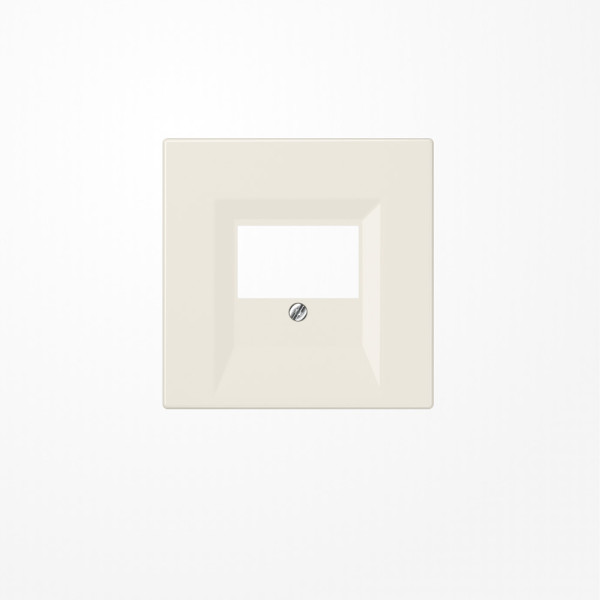 Jung LS969T Abdeckung für TAE-Anschlussdosen 1fach, Thermoplast, Serie LS, weiß