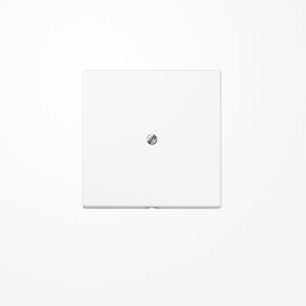 Jung LS990AWW Leitungsauslass mit Zugentlastung, Duroplast, Serie LS, alpinweiß