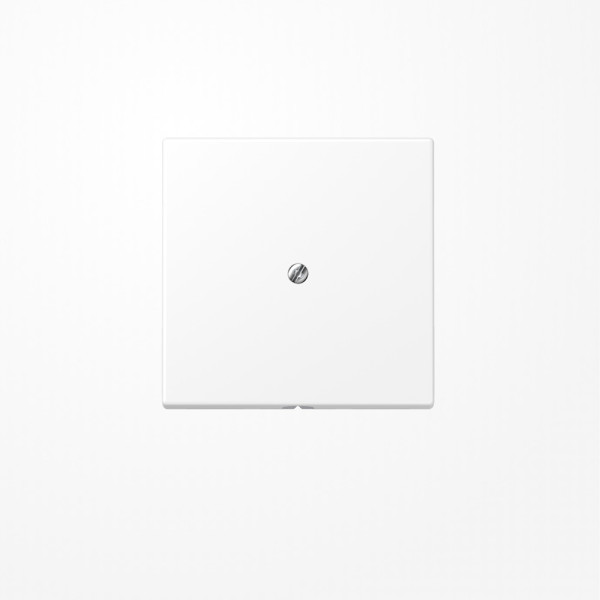 Jung LS990AWWM Leitungsauslass mit Zugentlastung, Duroplast lackiert, Serie LS, schneeweiß matt