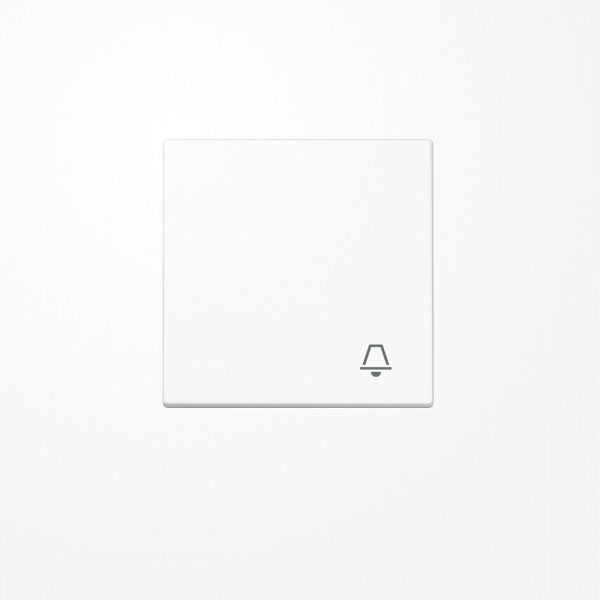 Jung LS990KWW Wippe, Symbol Klingel, Duroplast, Serie LS, alpinweiß