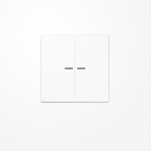 Jung LS995KO5WW Wippe mit Lichtleiter, Duroplast, Serie LS, alpinweiß