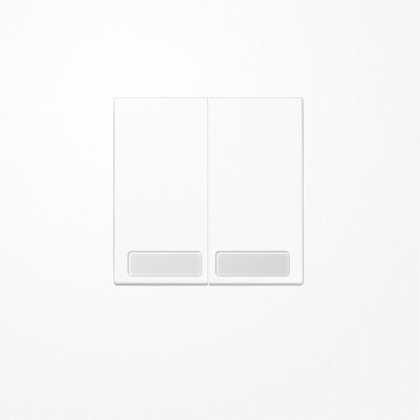 Jung LS995NAWW Wippe, mit Schriftfeld, Duroplast, Serie LS, alpinweiß