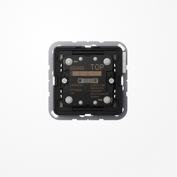 Jung LSCD10711ST KNX Taster Standard 1fach, F10, Secure, Serie CD/LS