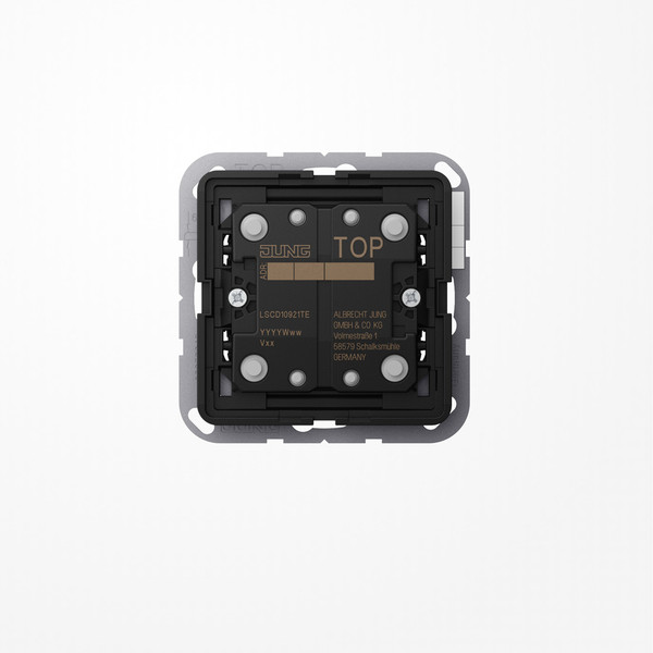 Jung LSCD10921TE KNX Taster Erweiterung 2fach, F10, Serie CD/LS