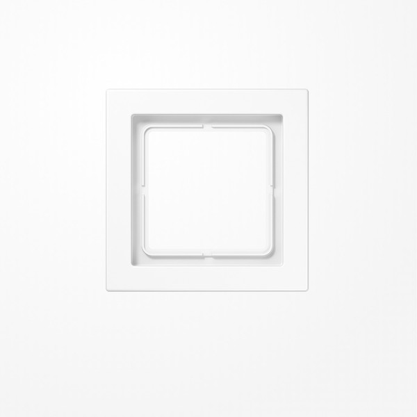 Jung LSD981WW Rahmen 1fach, senkrechte und waagerechte Montage, Duroplast, LS-DESIGN, alpinweiß