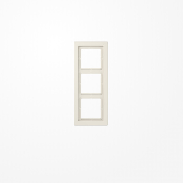 Jung LSD983W Rahmen 3fach, senkrechte und waagerechte Montage, Duroplast, LS-DESIGN, weiß