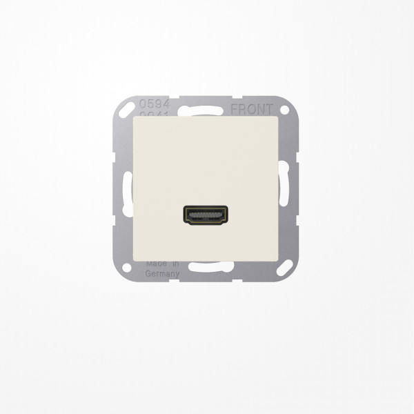 Jung MAA1112 HDMI, MultimediaAnschlussystem HDMI, Serie AS, weiß