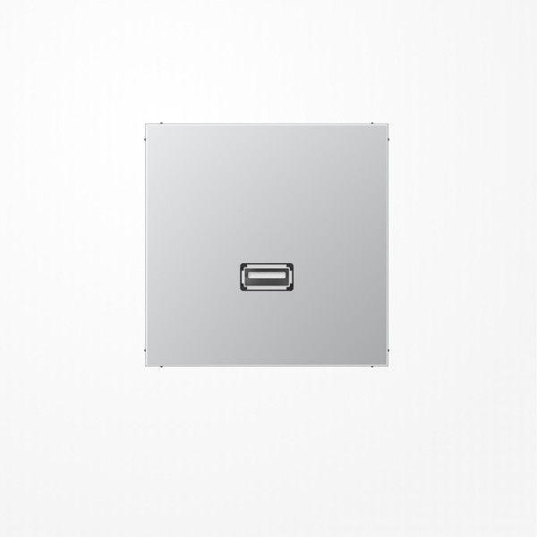 Jung MAAL1122 USB2Punkt0, MultimediaAnschlussystem USB 2.0, Serie LS, Aluminium